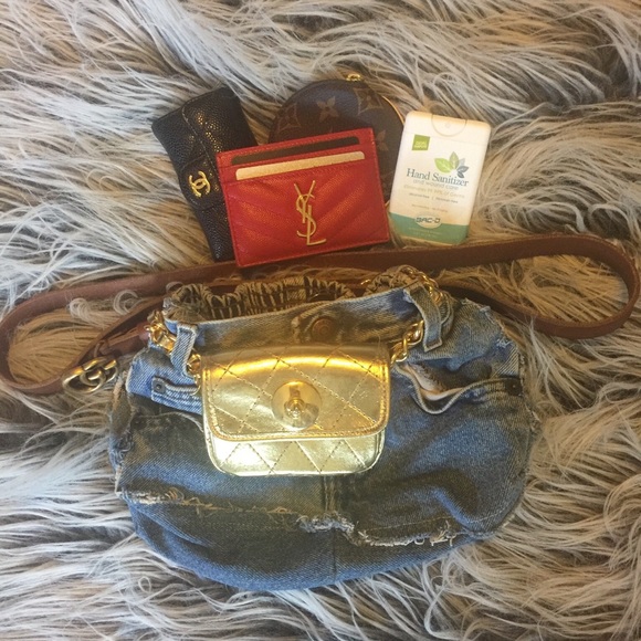 Handbags - Denim Convertible Fanny Pack/Handbag